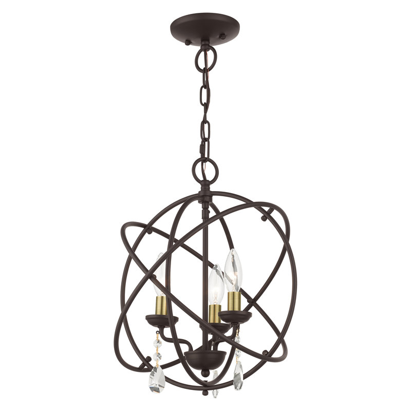 Laclair 3 - Light Pendant, Bronze, 14.5" H x 15.5" W x 15.5" D