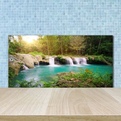 50cm W x 100cm L Glass Peel and Stick Panel