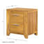 Table de chevet 20,7 x 15,4 x 22 po