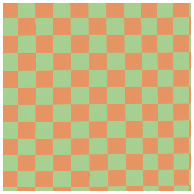 Retro Checkerboard Polyester Checkered Bedspread, Twin
