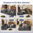 Compression Cloud Sectionals, 109 Inch Corduroy Modern Living Room Home