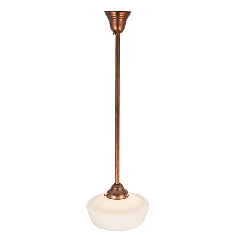 Luminaire suspendu 1 lumières scolaire single Moshier