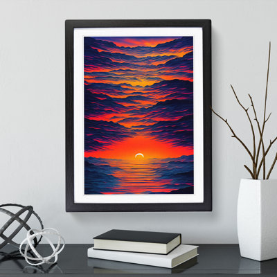 XV1022-590X An Epic Sunset - Single Picture Frame Print
