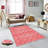 Stylish Woven Carpet, 5.6 x 7.5 Feet, 100% Polyester, 0.3 in Pile Height | Antibacterial, Non-Slip PVC Felt Dot Underside, Machine Washable | 3D Digital Printing, Durable & Easy to Maintain - Perfect for Any Room-863233011