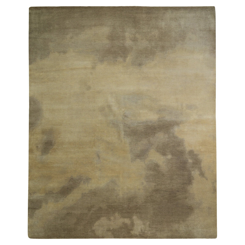 Sky Hand Woven Wool Abstract Area Rug, Rectangle 13' x 18'