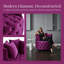 Chaise d'appoint capitonnée en velours pour le salon et la chambre à coucher - Confort luxueux, structure en bois massif, conception ronde moderne-781541125
