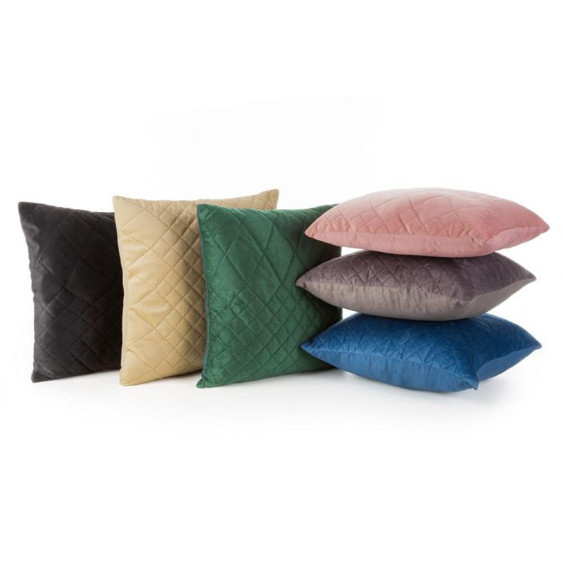Microfiber Square Pillow Case, Beige