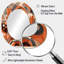 Evolving Abstractions IV - Miroir mural orange Mid-Century-1136267479