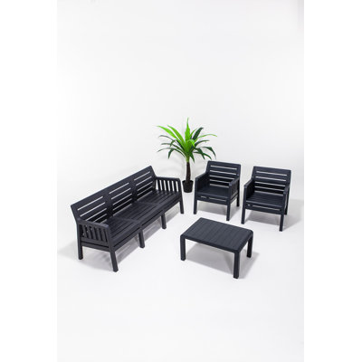 Cardamom Rectangular 5 - Person Dining Set