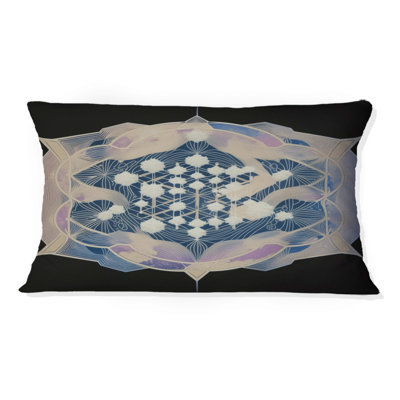 Coussin décoratif à motif géométrique abstrait II