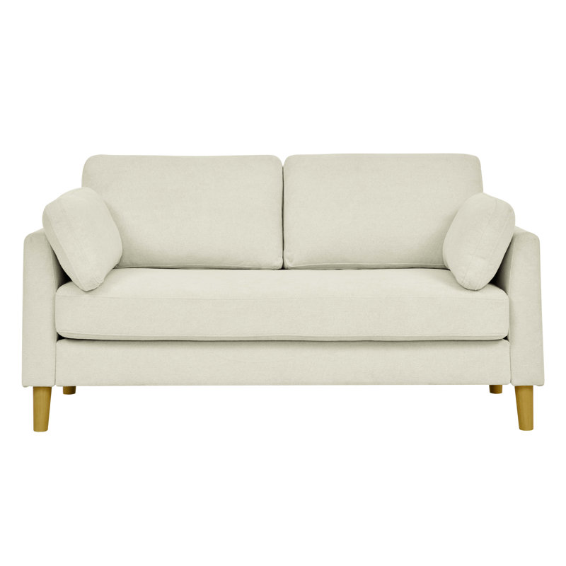 Canapé 2 places moderne et minimaliste, Beige