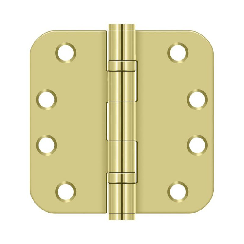 Steel Hinge, Polished Brass, Steel