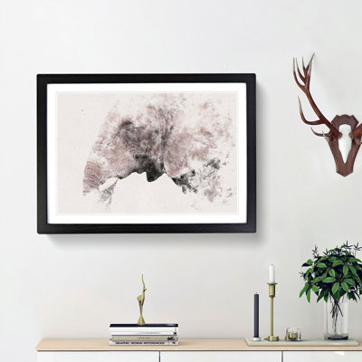 Portrait of an Elephant - Framed Print