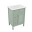 Meuble-lavabo de 24 po avec lavabo, comprenant un tiroir rabattable et deux tiroirs standard, tablette réglable-120332067