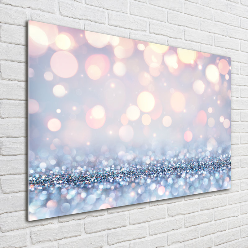 Shiny Background - Print, Glass, 70cm H x 100cm W x 4cm D