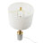 Modern Cement & Metal Table Lamp with Drum Shade