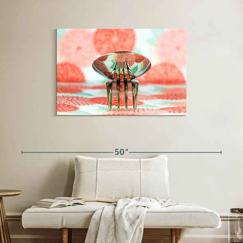 Senne Spoon On Fork, 26" H x 39" W