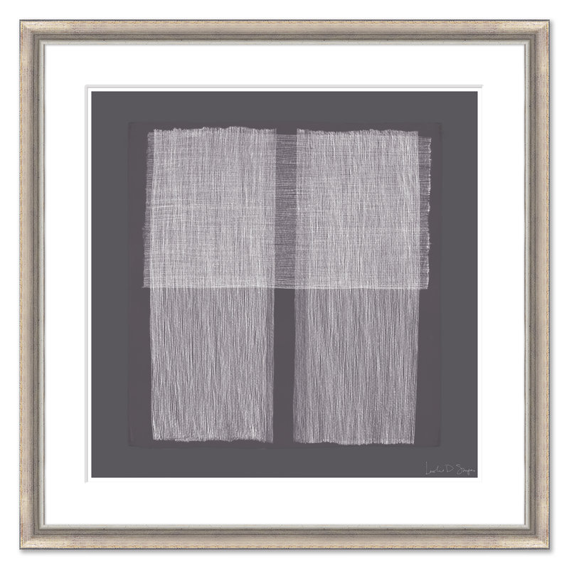 "Hachures de prune, grand III"