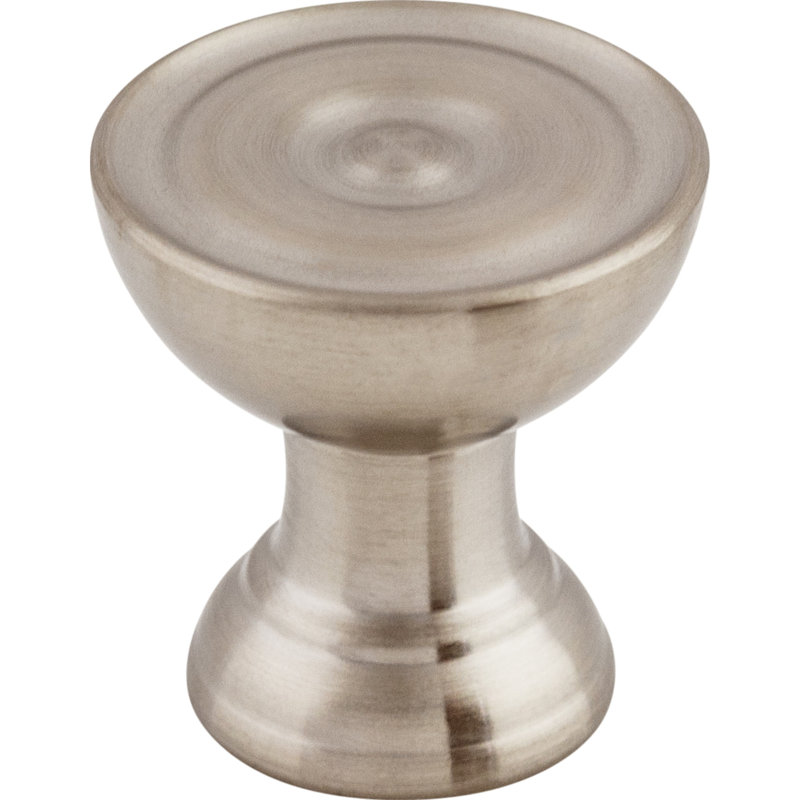 Rook 1" Diameter Round Knob, Stainless Steel