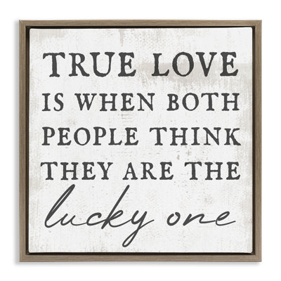 True Love Romantic Phrase