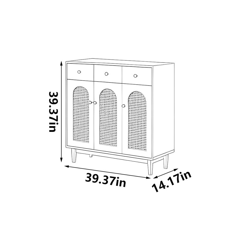 Nunan, 39.37" H x 39.37" W x 14.17" D