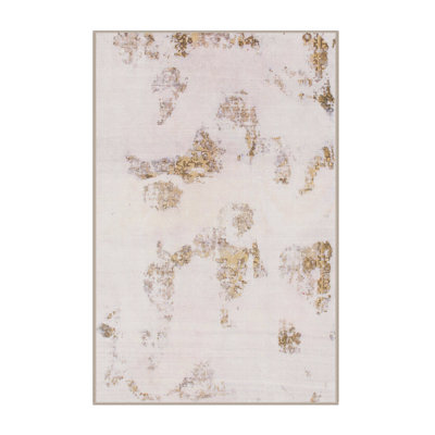 Tapis décoratif multicolore à motif abstrait