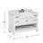 Farmington 48" Single Vanity With Premium Carrara Natural Marble Top, Dove White, Pre Assembled-1594445889-1594445895
