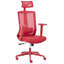 Beliani ENSO Fabric Office Chair with Headrest