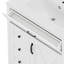 Meuble-lavabo de style campagnard de 76 cm (30 po) avec lavabo en céramique, rangement inclinable, 3 tiroirs et armoire centrale, tablette réglable, porte-serviettes réversible, en pin massif.