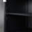 Freestanding Tall Bathroom Storage Unit In Black With Adjustable Shelf, Two Drawers, Water - Proof , And Toppling Feature Cabinet Easy To Clean-832932962