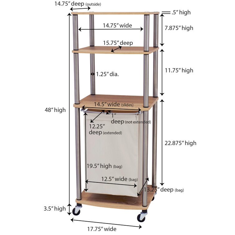type A 2-Tier Vertical Laundry Sorter | Canadian Tire