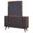 Kegan 6-drawer Dresser with Mirror Dark Walnut-137345784