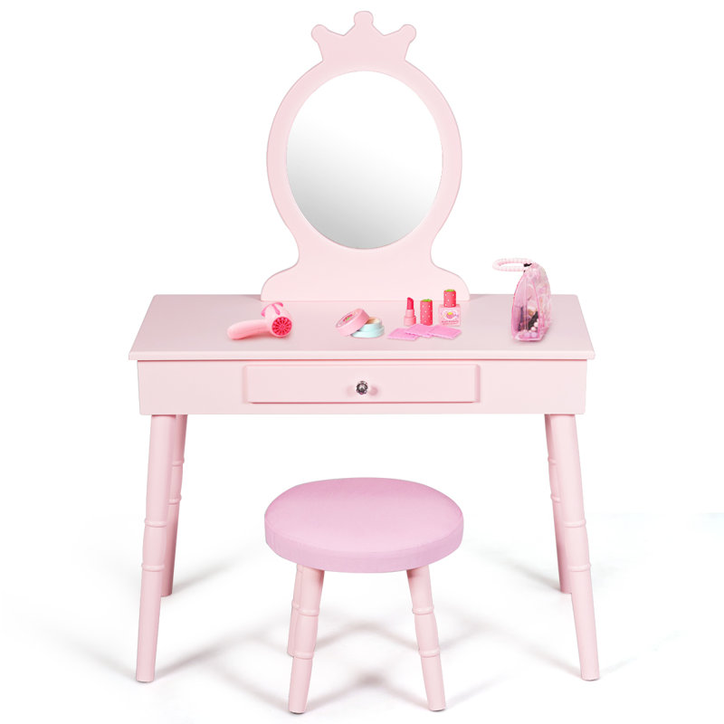 Guernsey Kids Vanity Set with Mirror