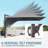 Kasem 128'' X 104'' Cantilever Umbrella, Weighted Base Does Not Include-651966908-643011539