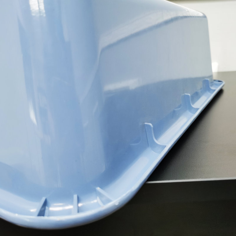 5.5" Low Depth Bus Tubs, Commercial Tote Box, Plastic Storage Bin (3.5 Gallons 13 L Capacity)