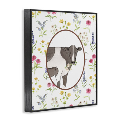 «Farm Friends Cow & Herbs», estampe numérique, conception de Nina Jacobs