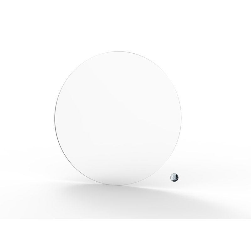 Disque rond en plexiglas transparent, 20 po x 20 po x 3/16 po