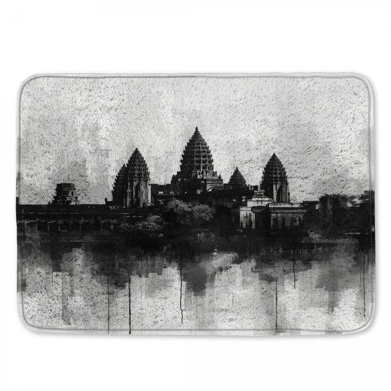 Tapis de bain Angkor Wat, L 24 po x L 17 po