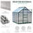 Immanuella 6.2 Ft. W x 6.3 Ft. D Greenhouse