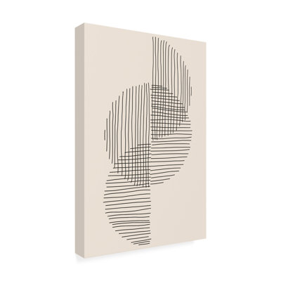 «Minimal Circle Series 1 on Canvas» par Jay Stanley, reproduction