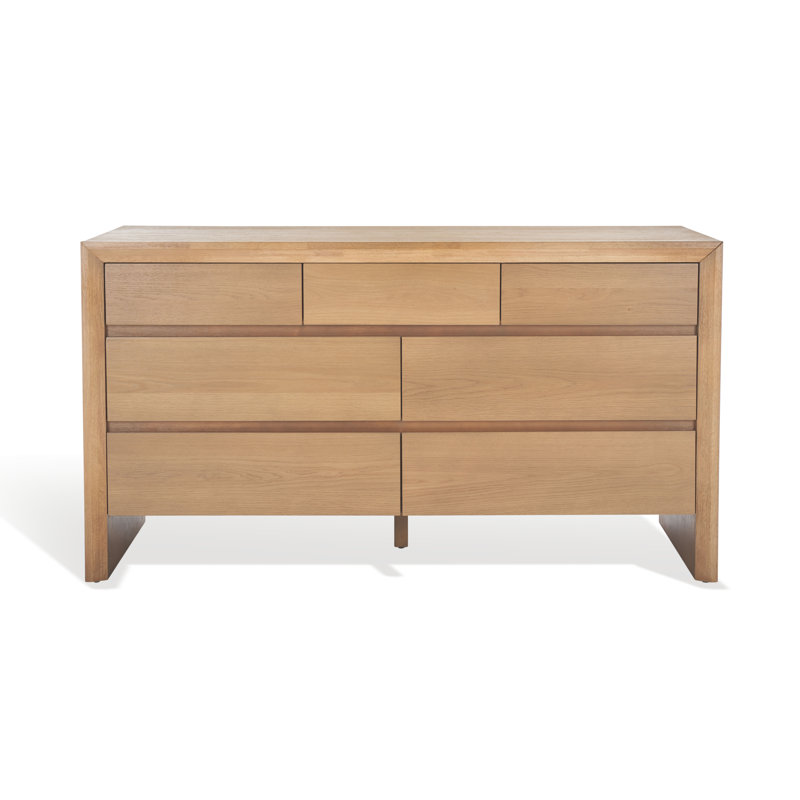 Commode 7 tiroirs Wyat, Naturel