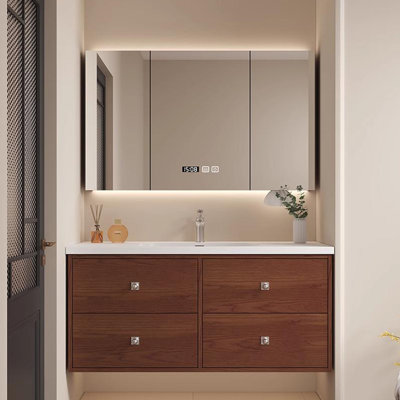 Armoire de salle de bain rétro simple