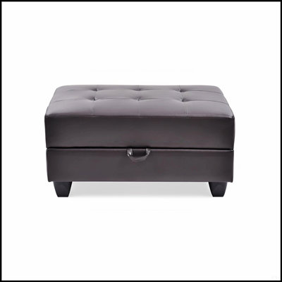 Revere G305-O Ottoman With Hidden Storage And Plush Cushioning, Perfect For Modern And Space-Saving Living.