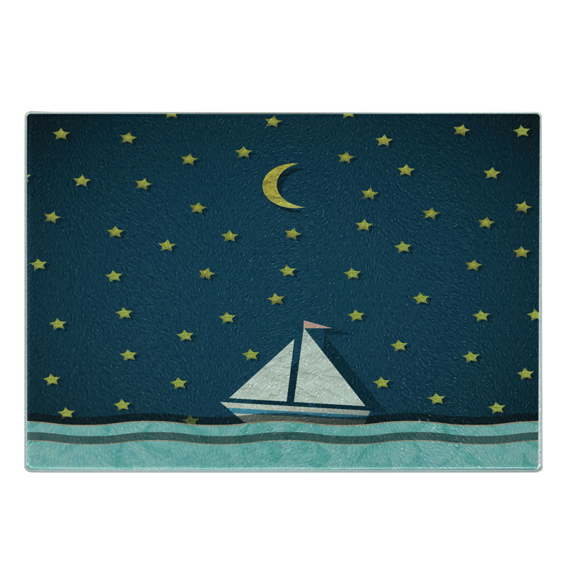 Multicolore bateau à voile Ambesonne Fantasy