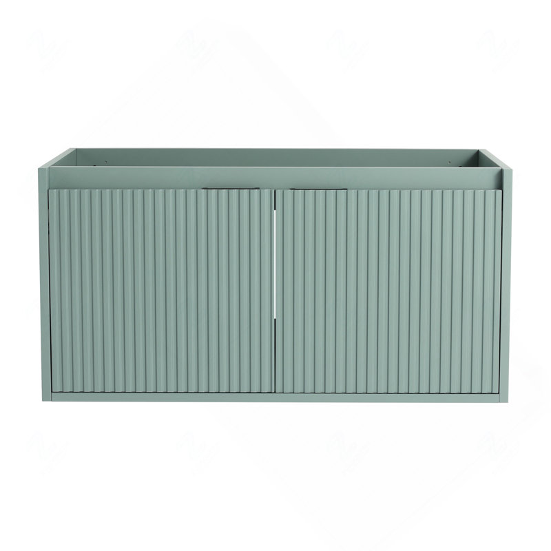 Meuble-lavabo à fermeture en douceur, 36 po pour petite salle de bain, sans lavabo