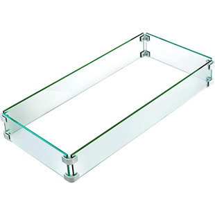 Pare-flammes rectangulaire pour foyer
