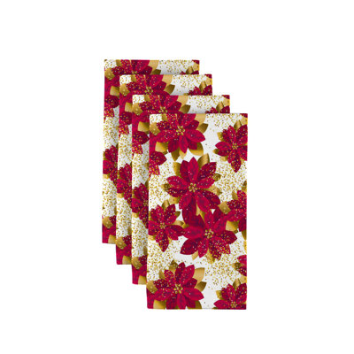 Lucero Polyester Floral Square Napkin