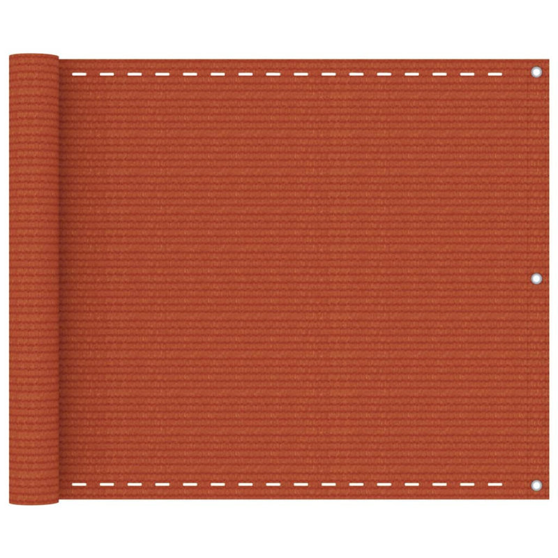 Ceti White Plastic Yard/Privacy Fence, Orange