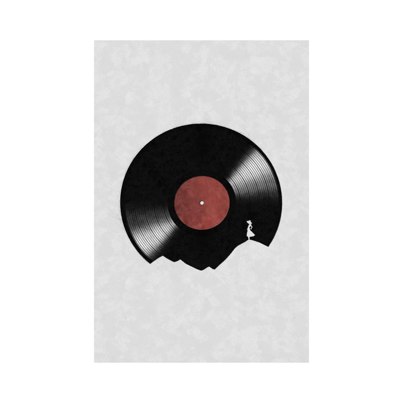 Dans le monde de la musique, H 12 po x l 8 po x P 0,75 po