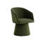 ETTA SWIVEL DINING ARMCHAIR - MOSS GREEN